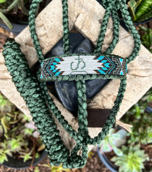 Custom Beaded Mule Tape Halters